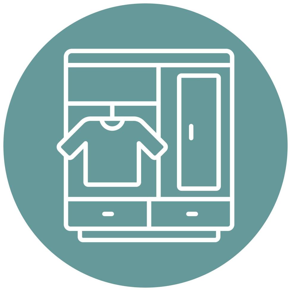 Wardrobe Vector Icon Style