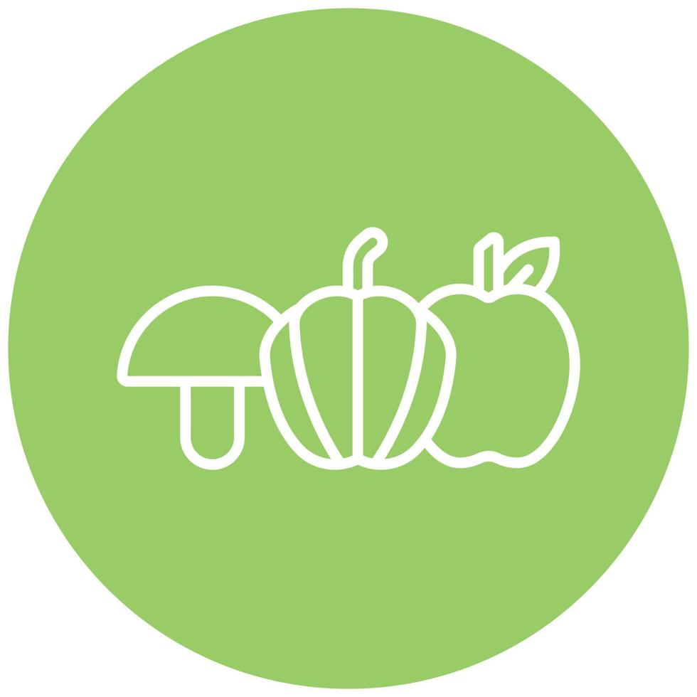 Fresh Ingredients Vector Icon Style