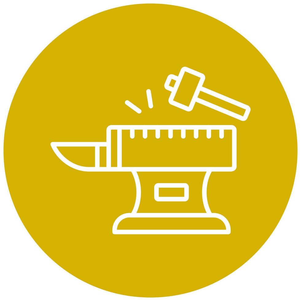 Anvil Vector Icon Style