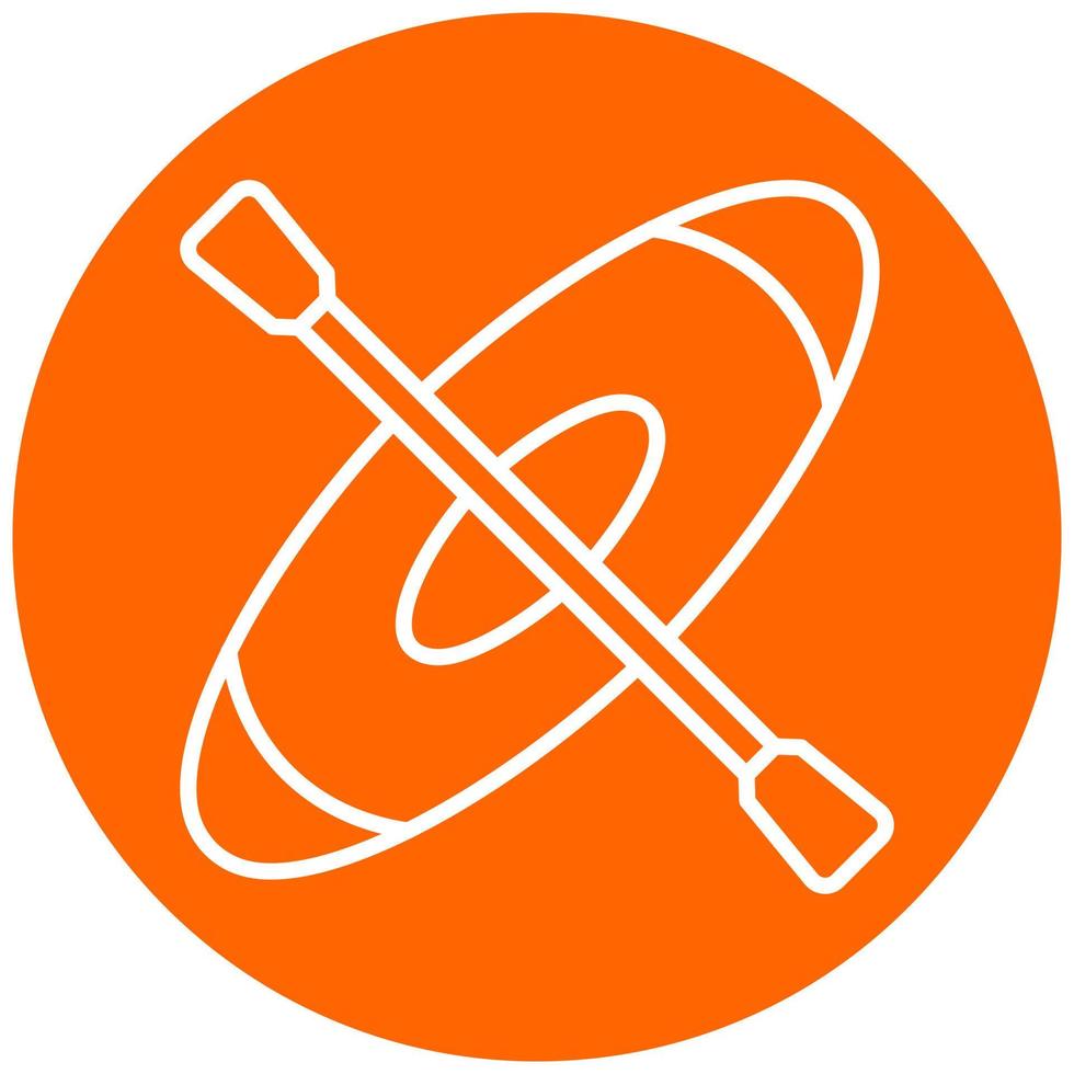 Kayak Vector Icon Style