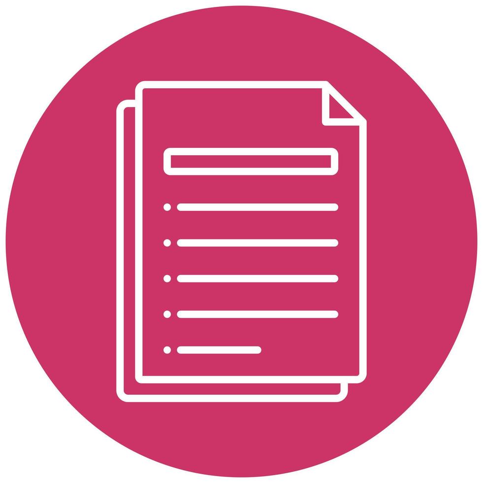 Essay Vector Icon Style