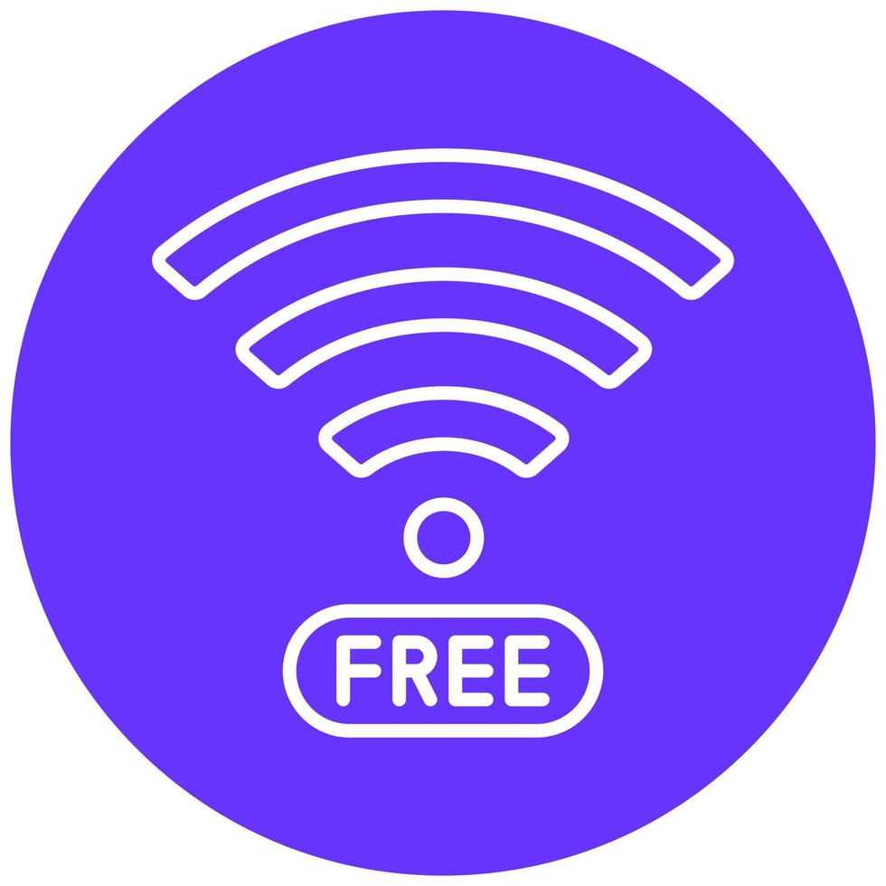 Free Wifi Vector Icon Style