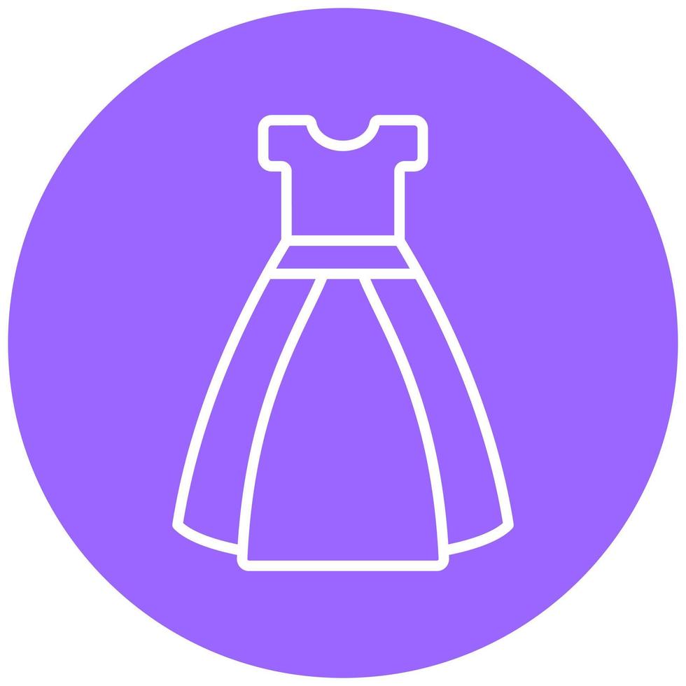 Dress Vector Icon Style