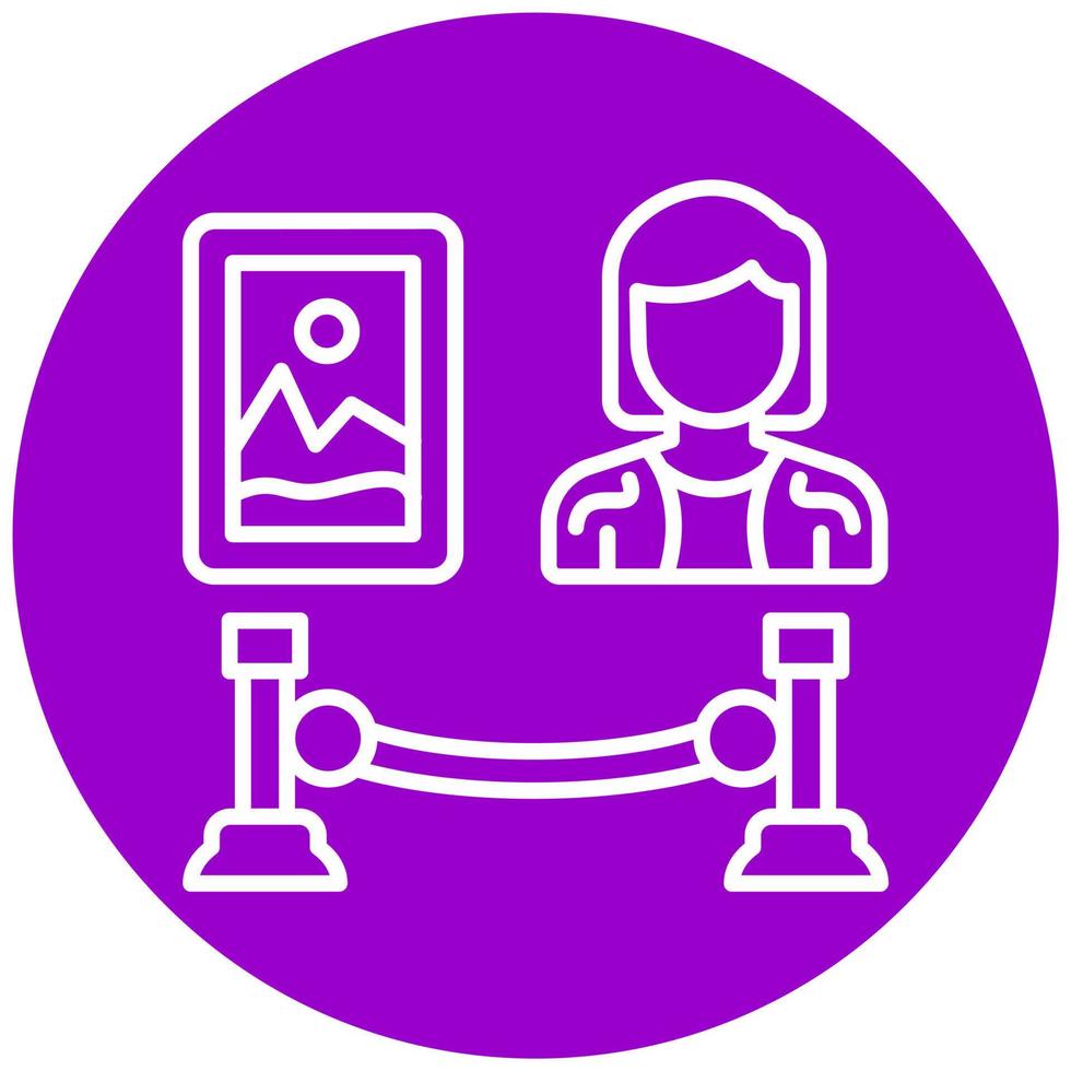 Exhibition Designer Woma Vector Icon Style