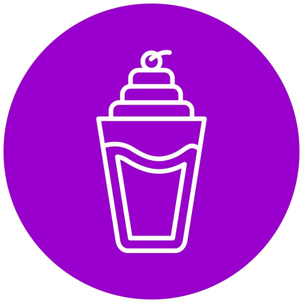 Cream Soda Vector Icon Style