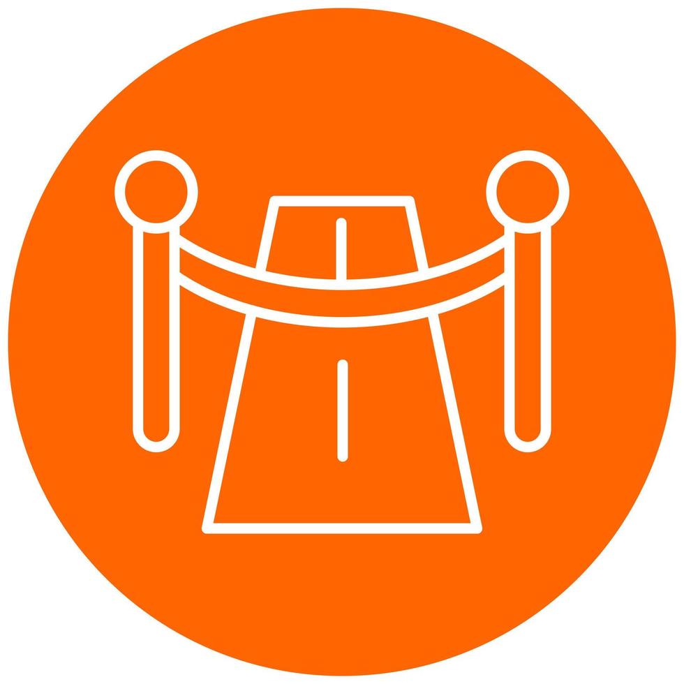 Red Carpet Vector Icon Style