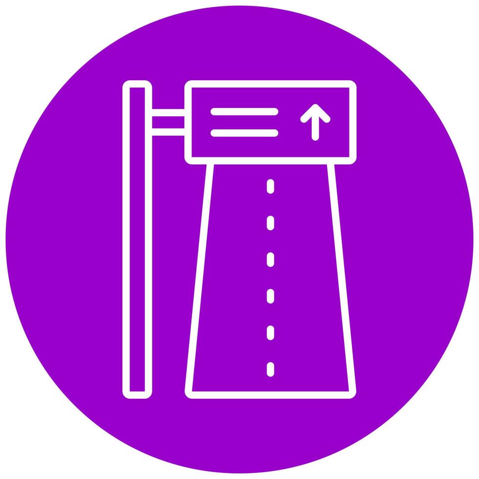 Pathway Vector Icon Style