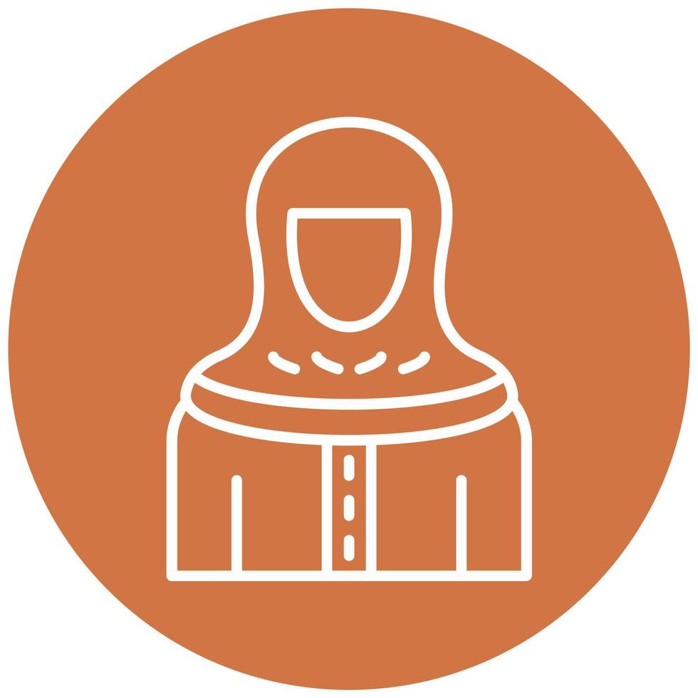 Female Bedouin Vector Icon Style