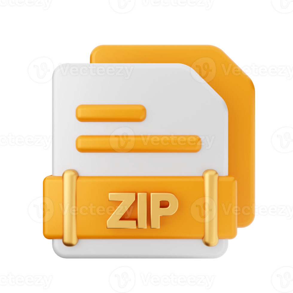 3d file ZIP format icon png