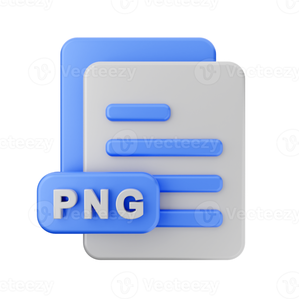 3d file png folder icon illustration