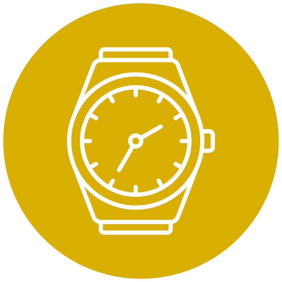 reloj de pulsera vector icono estilo