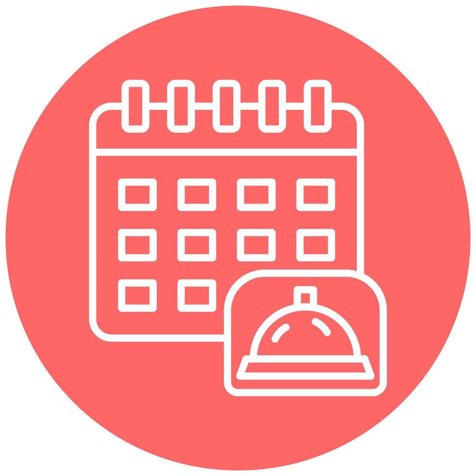 Event Date Vector Icon Style