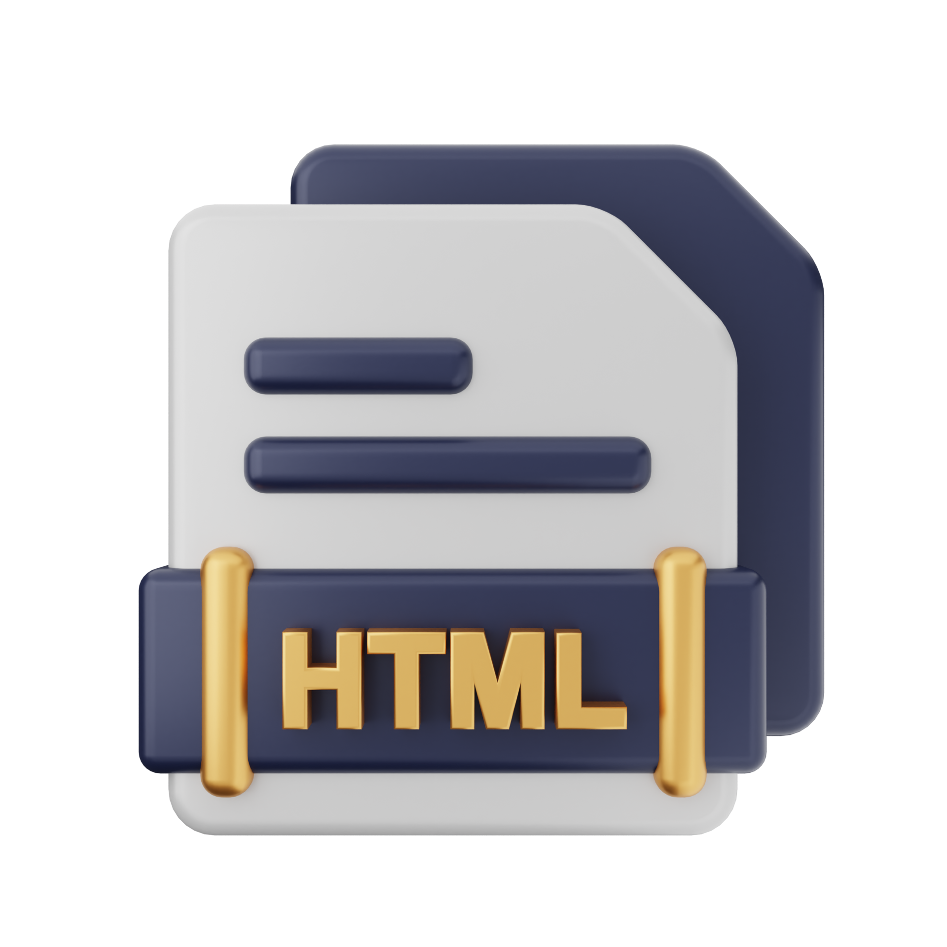 3d File HTML Format Icon 22050065 PNG
