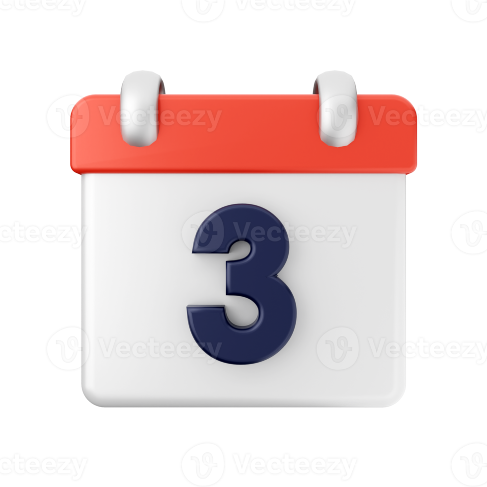 3d calendar event date day schedule icon illustration png