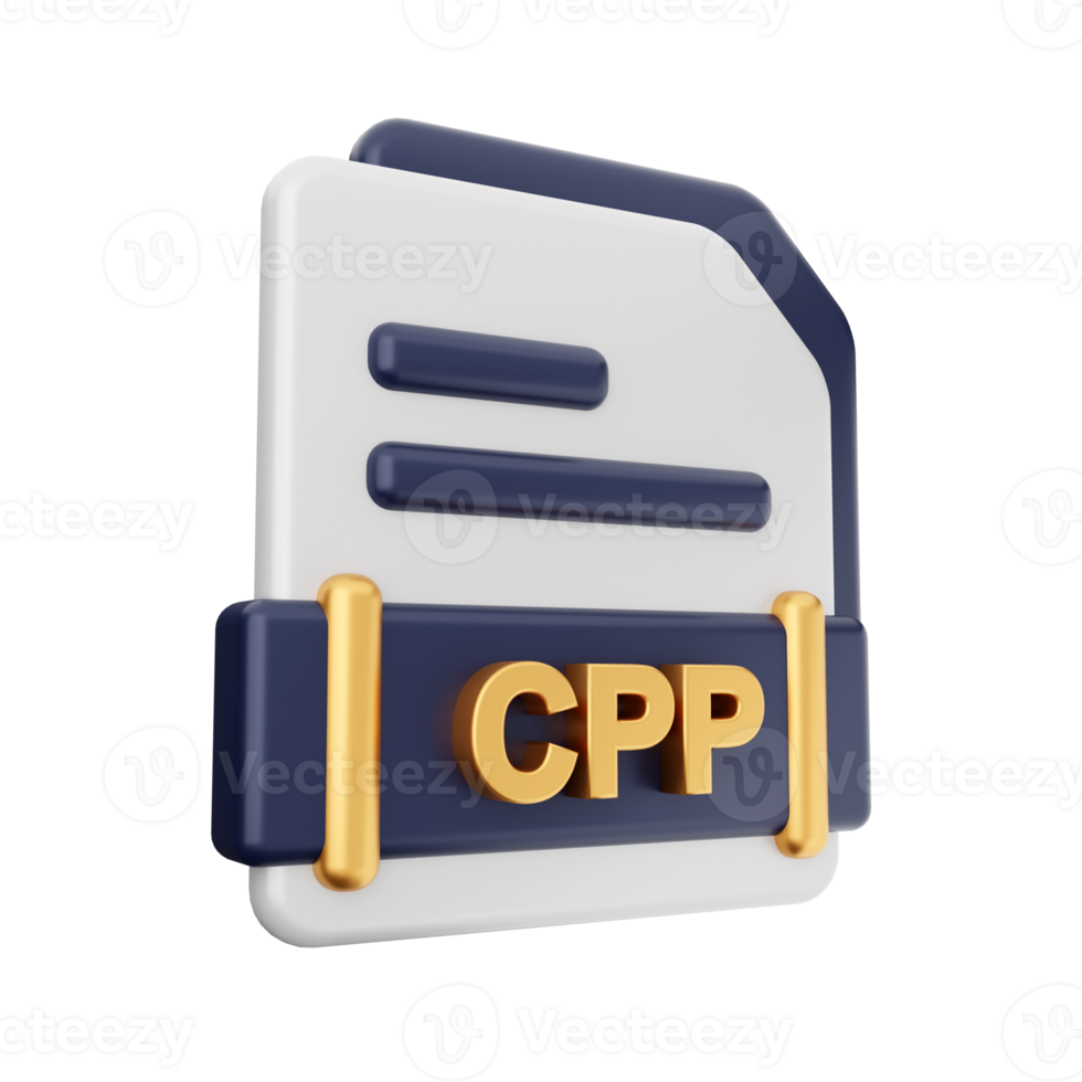 3d archivo cpp formato icono png