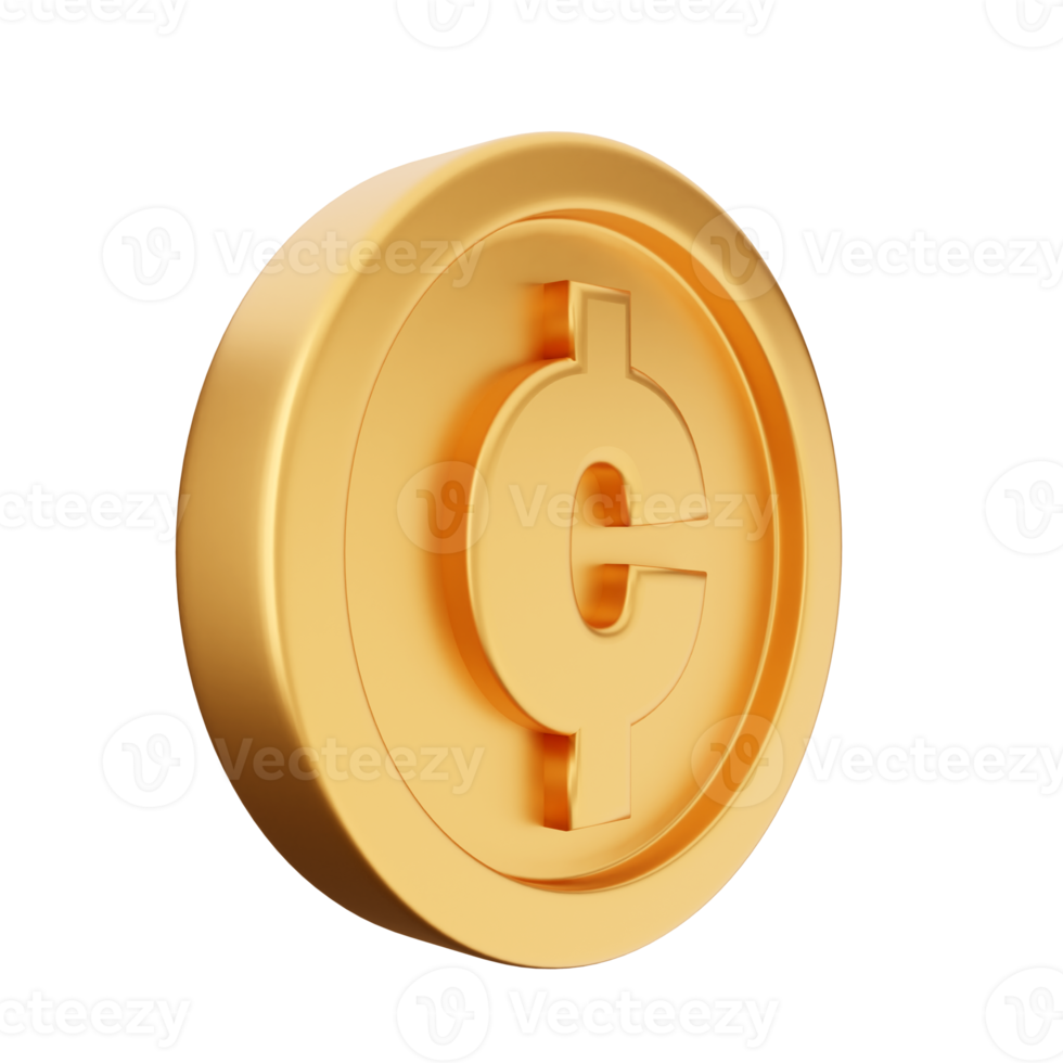 3d coin gold bronze silver icon png