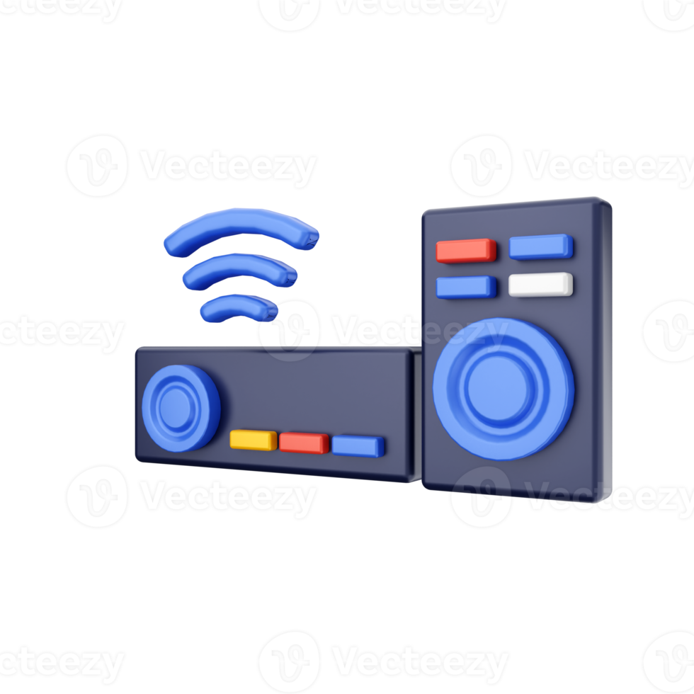 3d smart tv icon illustration png