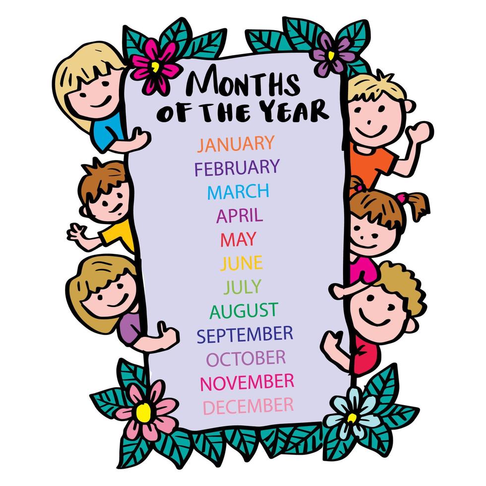 Months Of The Year Kids Vector Art Icons And Graphics For Free Download months-of-the-year-kids-vector-art-icons-and-graphics-for-free-download