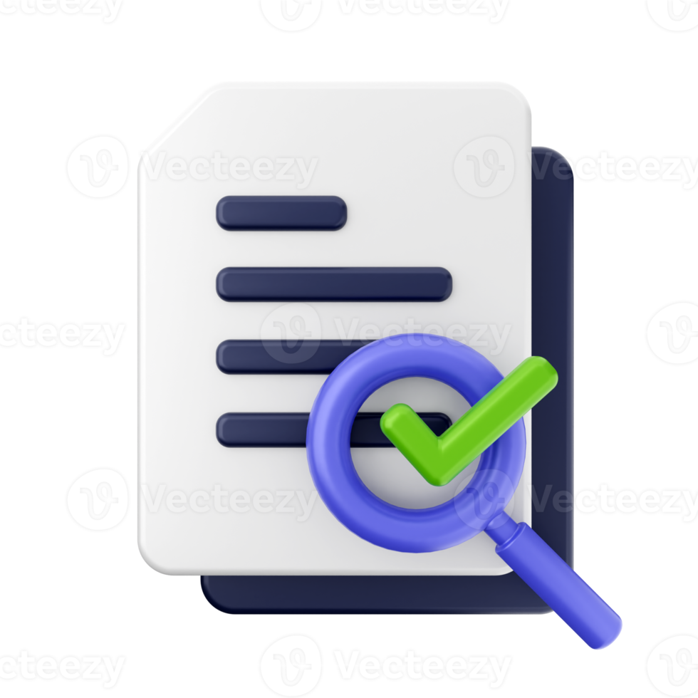 3d verificación cheque validar png