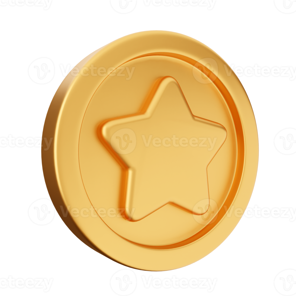 3d coin gold bronze silver icon png