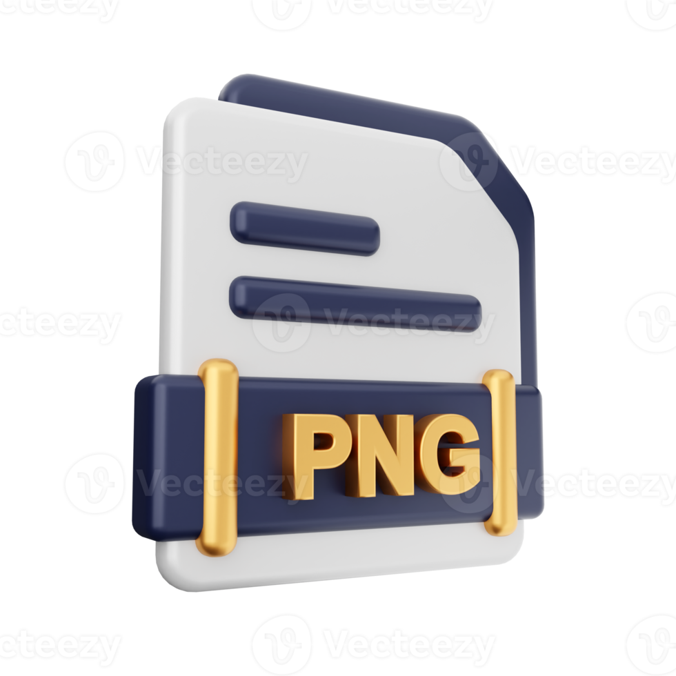 3d file png formato icona