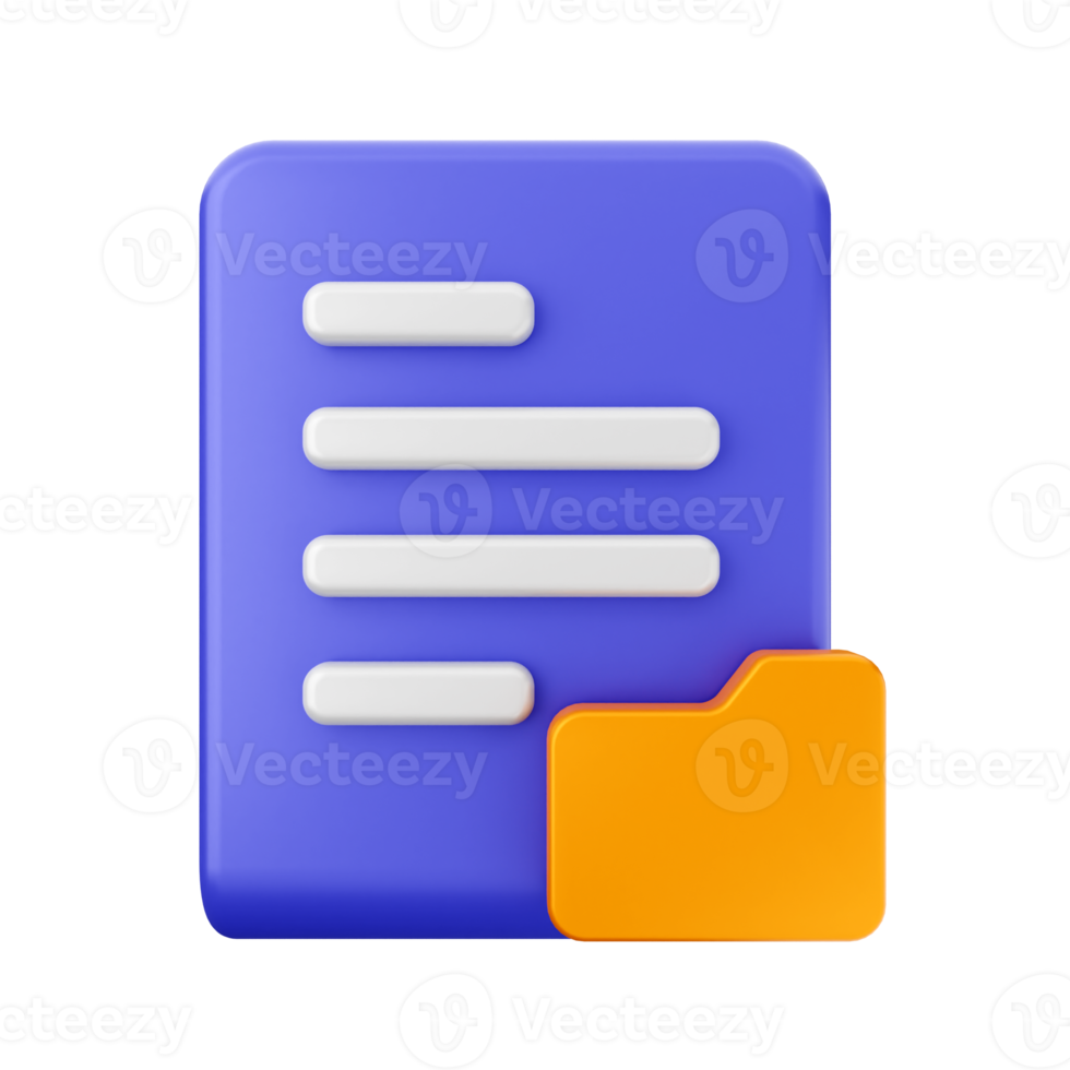 3d file icon illustration png