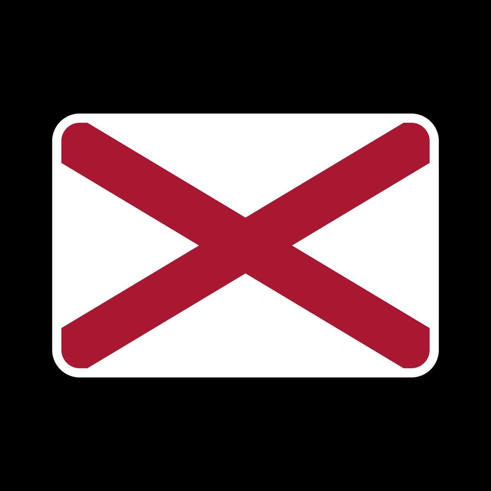 Northern Ireland flag, official colors and proportion. Vector illustration.