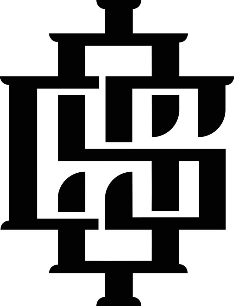 initial SSC monogram vector