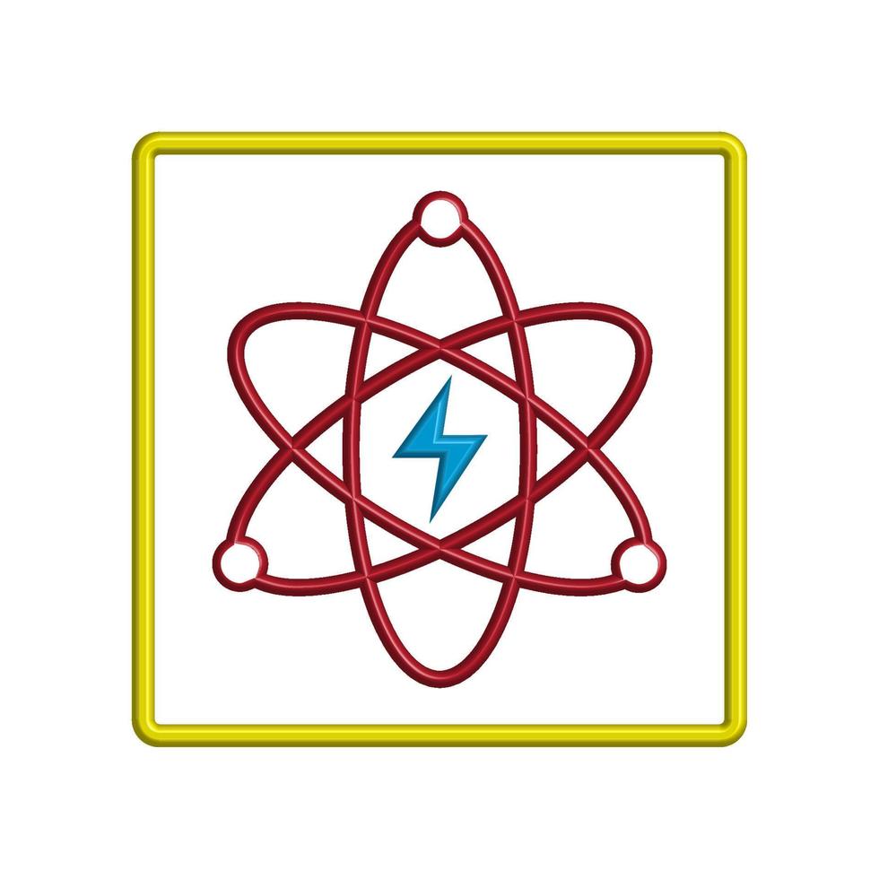 Illustration Vector Graphic of Atom icon