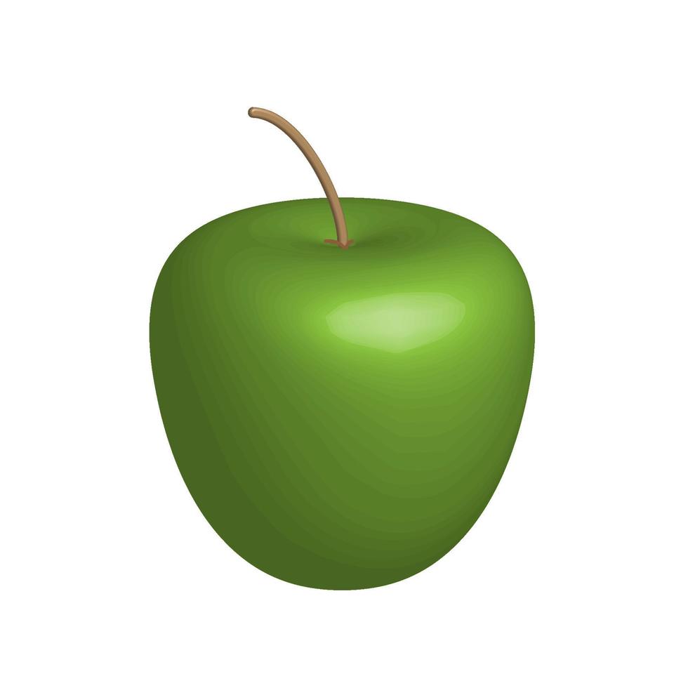 ilustración vector gráfico de manzana Fruta