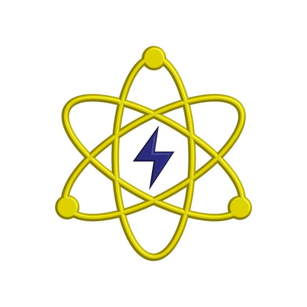 Illustration Vector Graphic of Atom icon