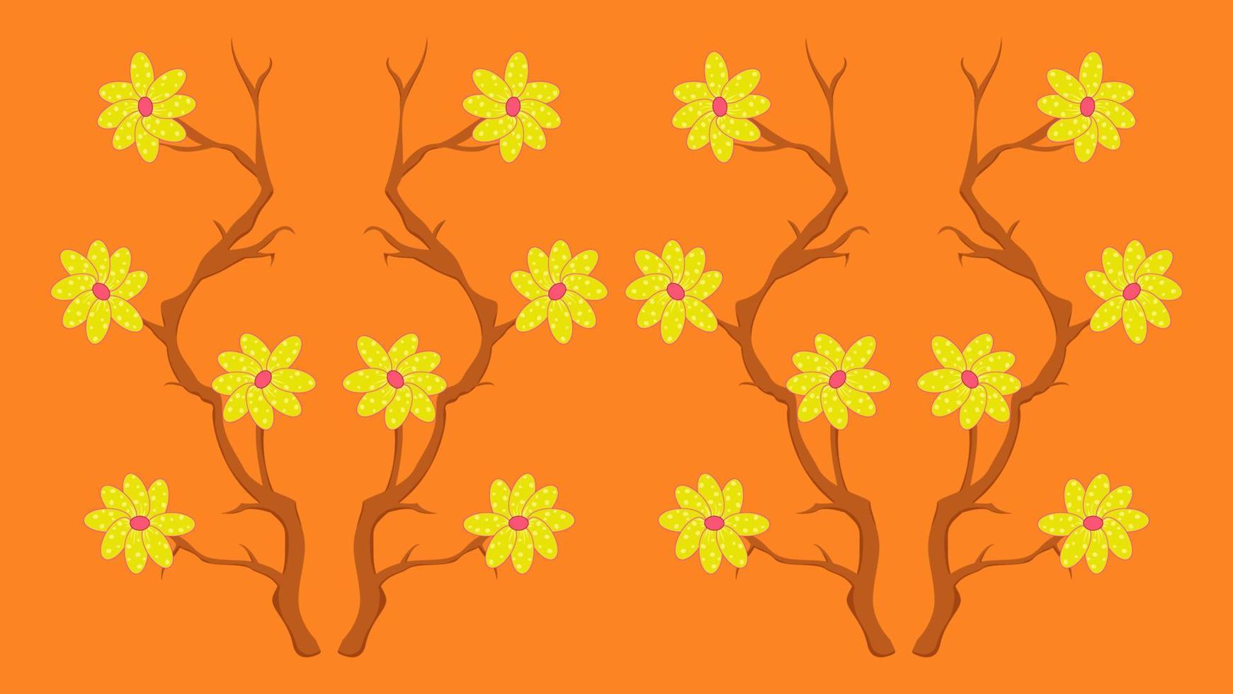 illustration vector graphic of background '70s color style