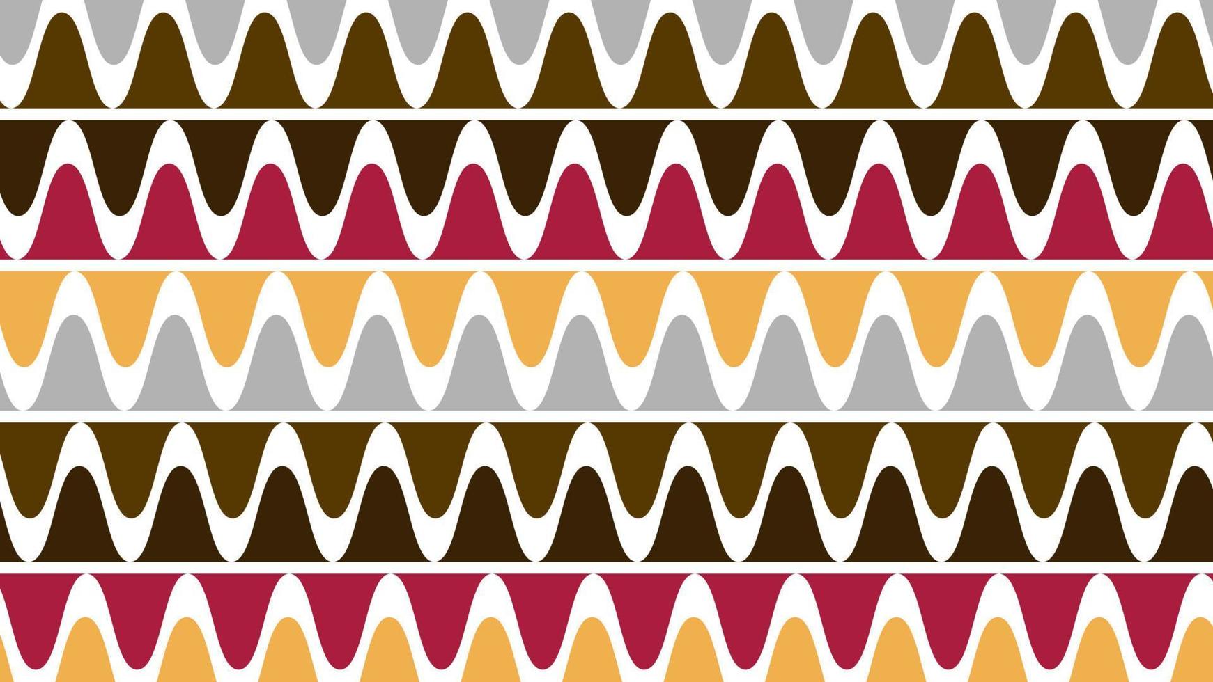 illustration vector graphic of background '70s color style