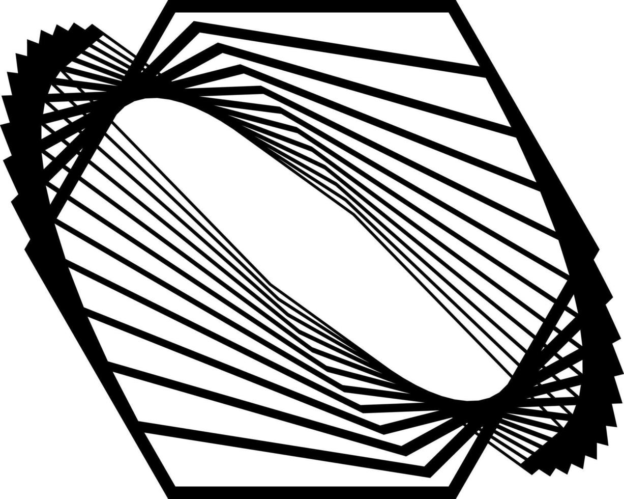 Dynamic Vector Hexagon shape that you can use as logo, symbol, background, icon, etc.
