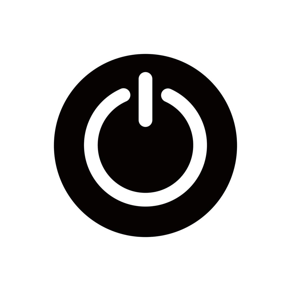 power button vector icon