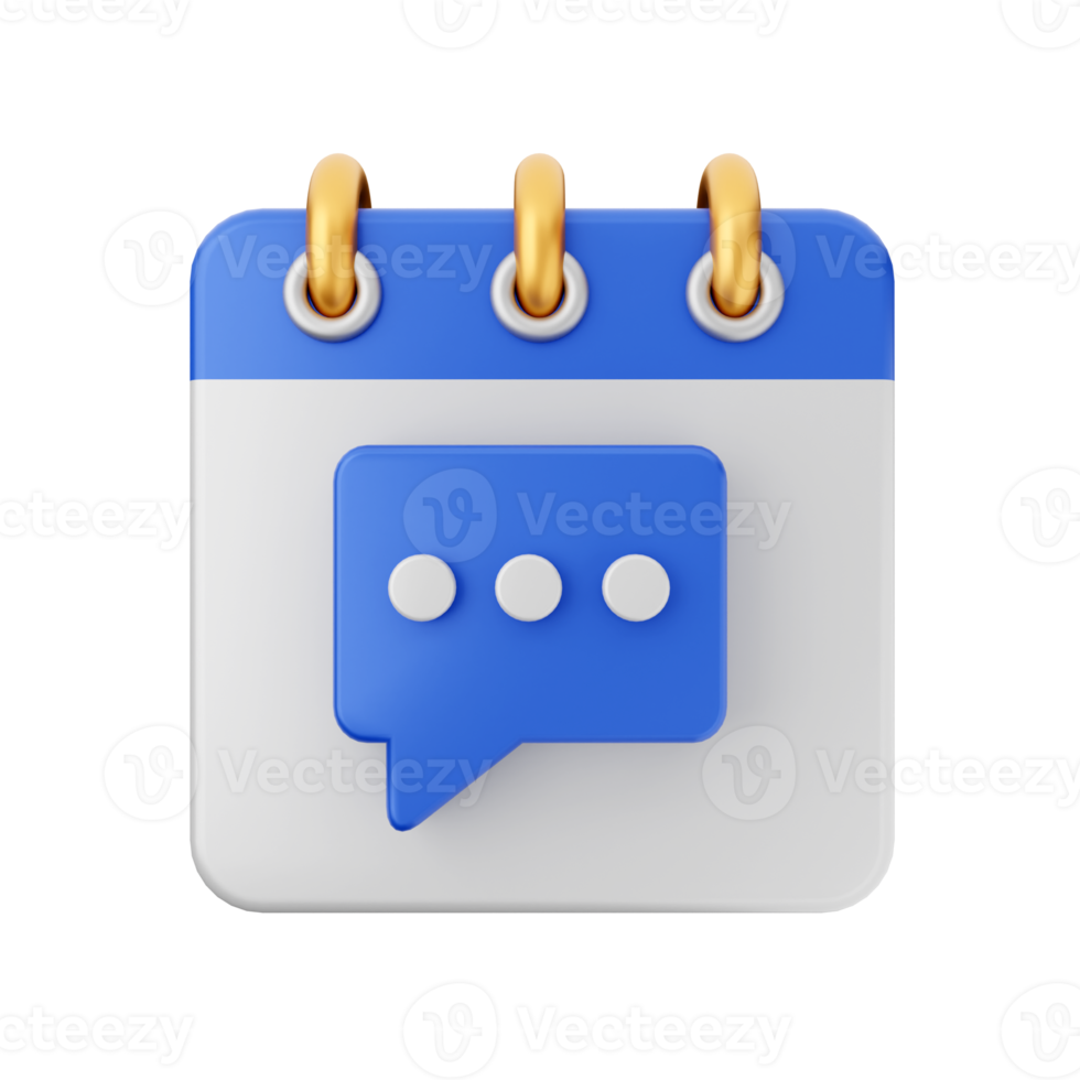 3d calendar event date day schedule icon illustration png