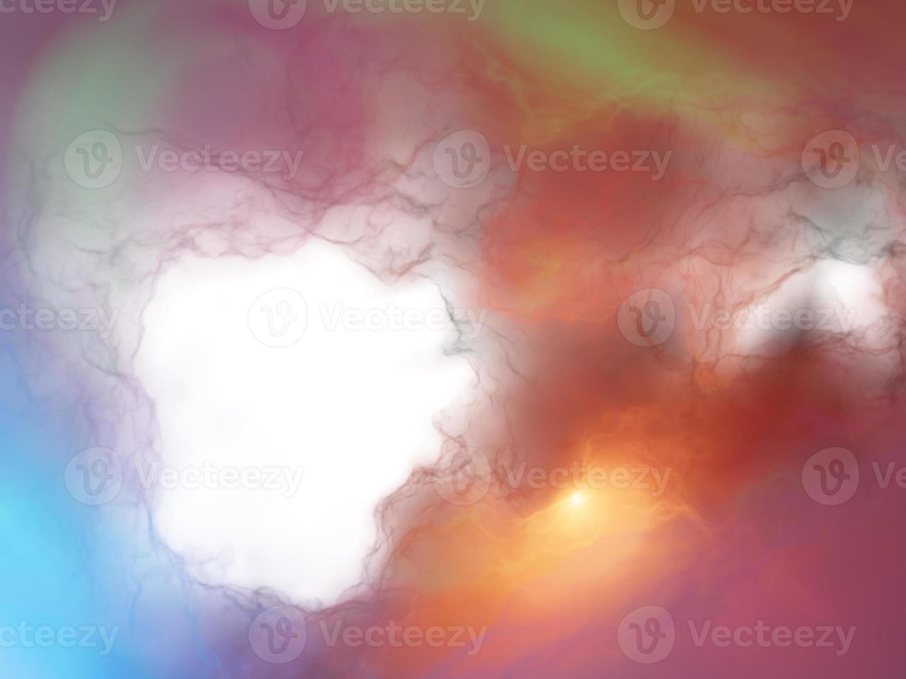 Magic universe. Nebula. 3d render. photo