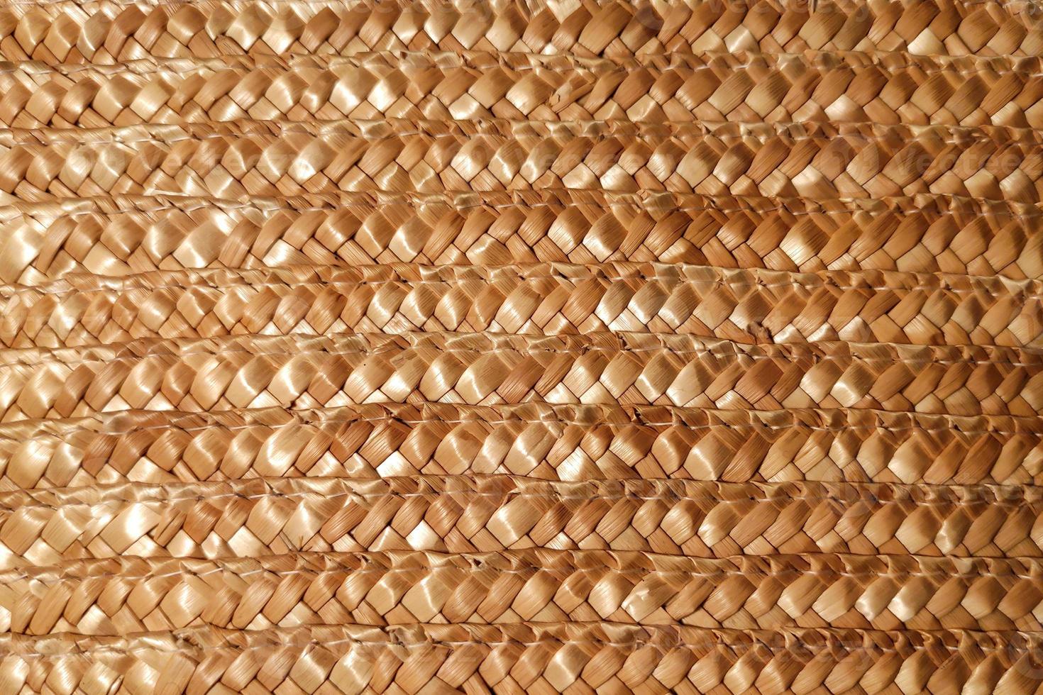 Full frame Weaving rattan texture background photo