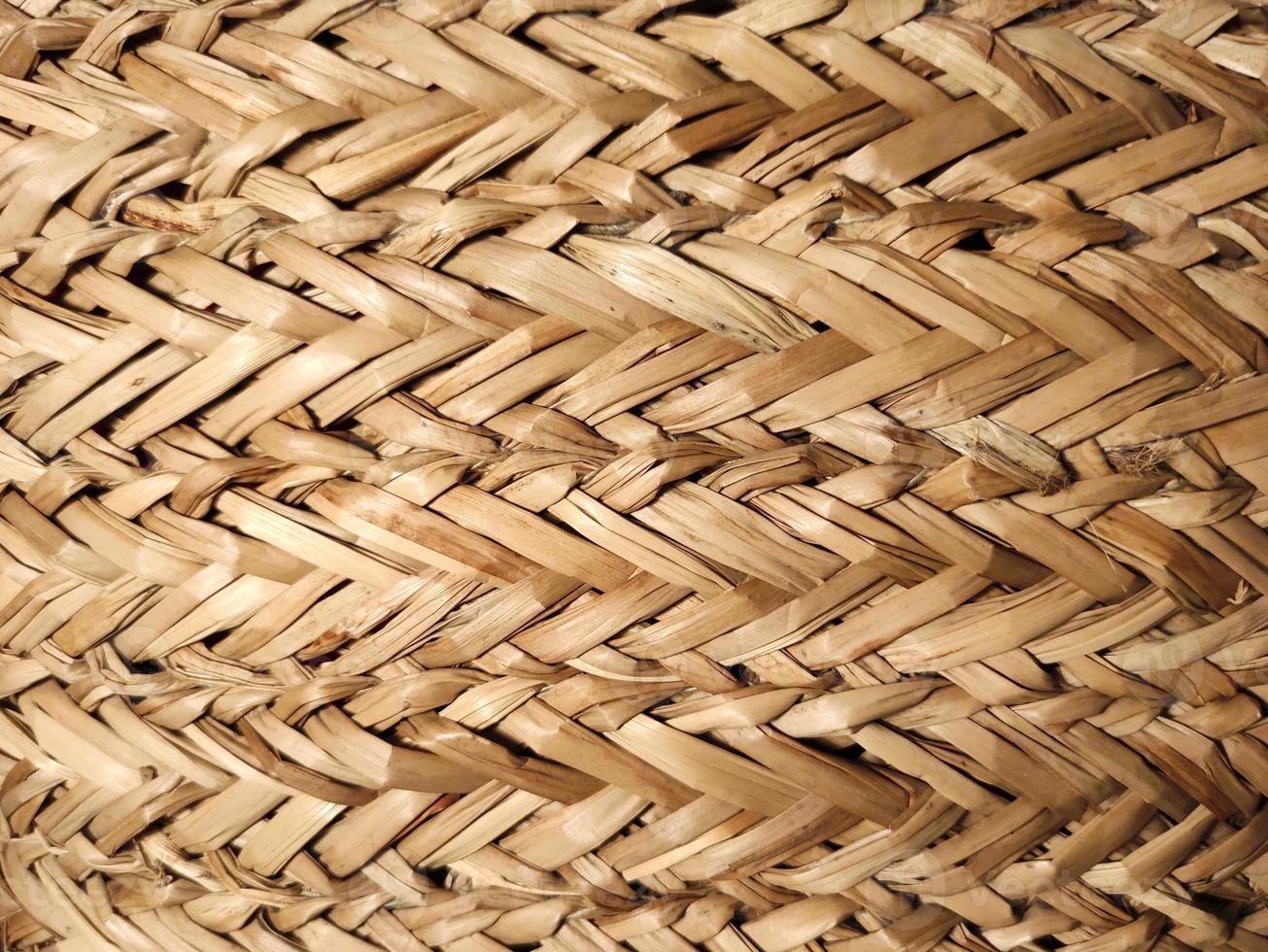 Beautiful Wicker rattan seamless texture photo