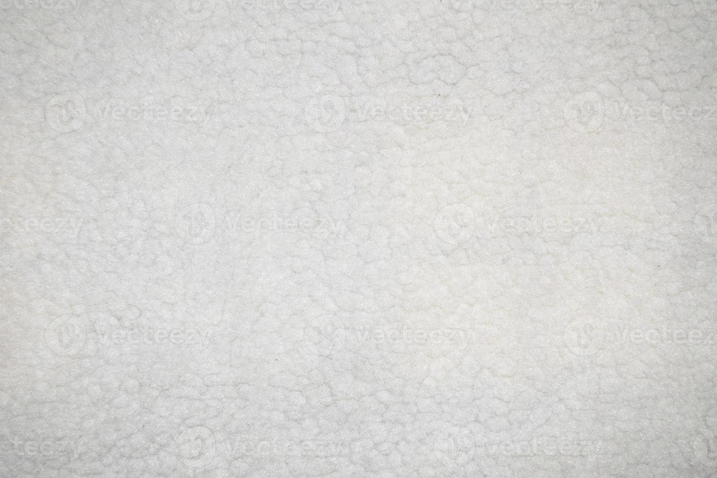 White fur with a texture of fibers. Pattern soft canvas for various purposes photo