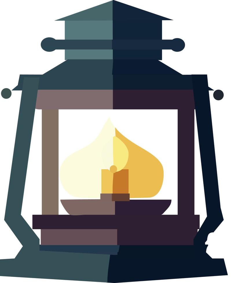 oil lamp royalty free vector image