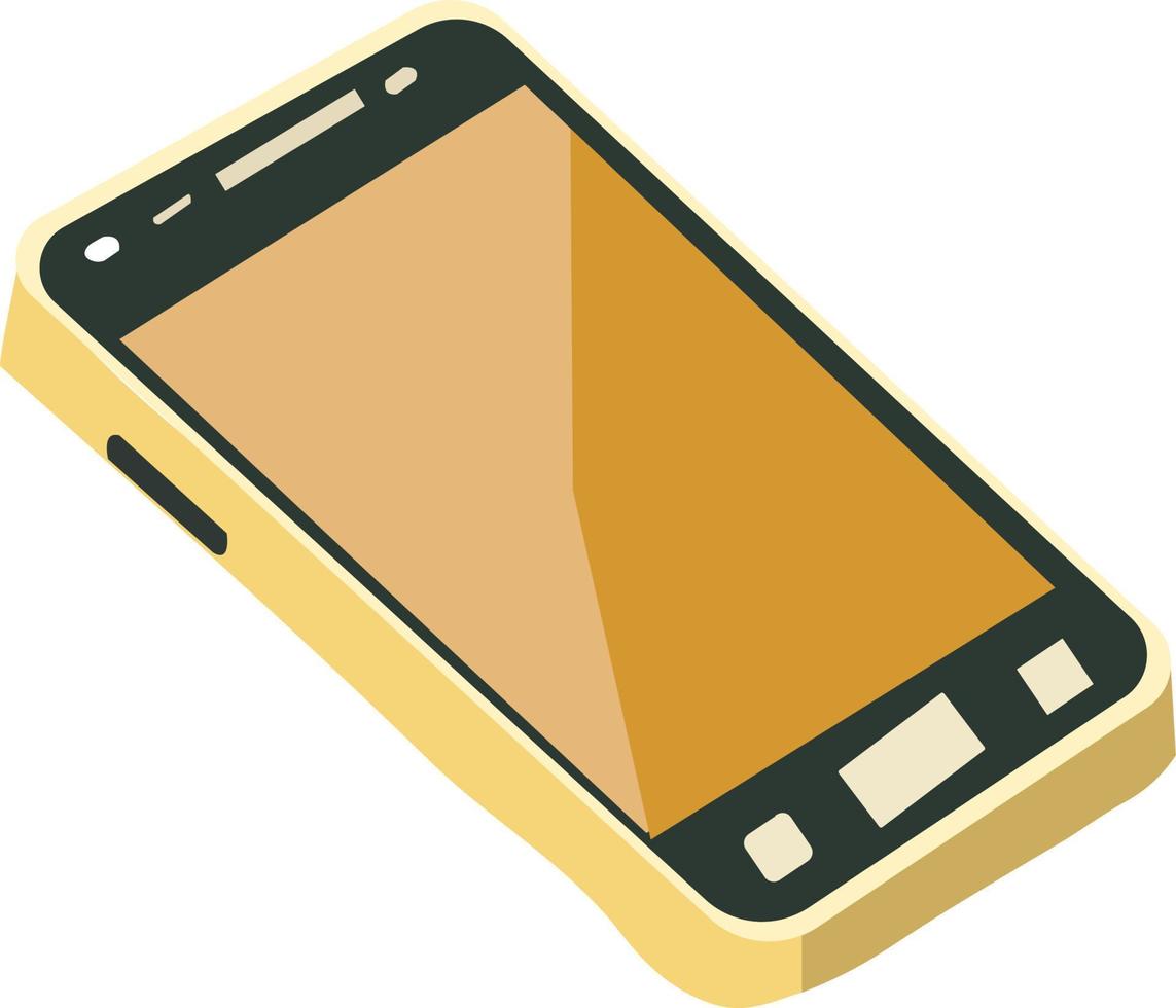 handraw mobile phone symbol icon vector