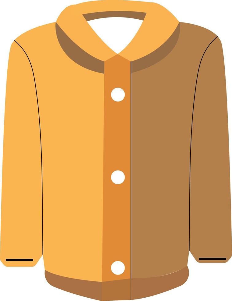 termo chaqueta color línea icono vector