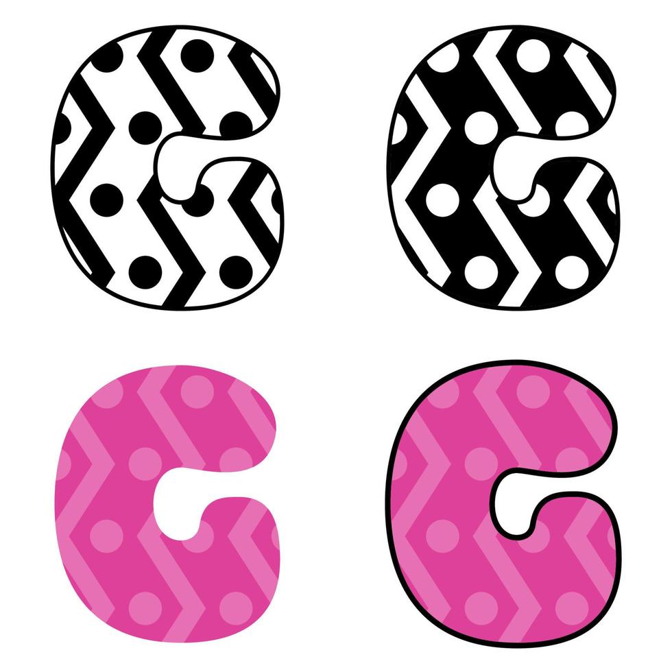 alfabeto g en estilo plano aislado vector