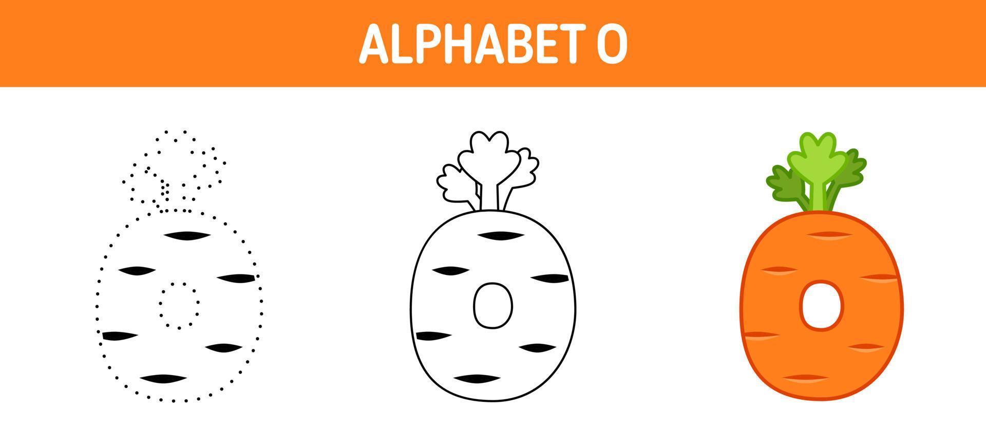 Alphabet O Tracing And Coloring Worksheet For Kids 22053751 Vector Art Alphabet O Tracing And Coloring Worksheet For Kids 22053751 Vector Art