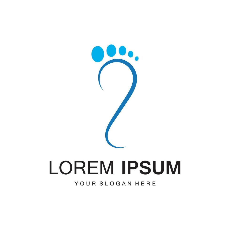 foot Logo Template vector icon