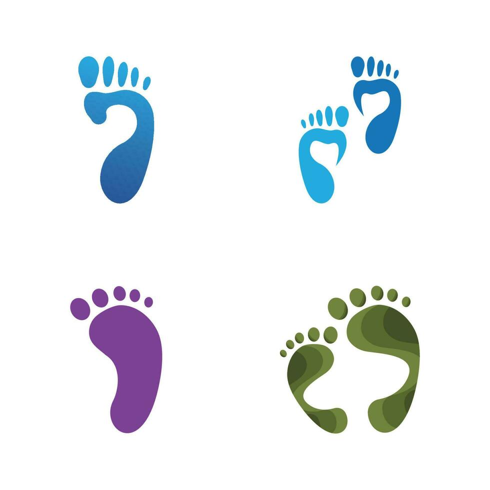 foot Logo Template vector icon