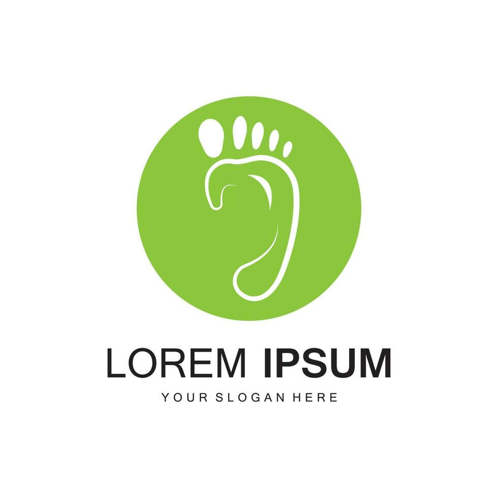 foot Logo Template vector icon