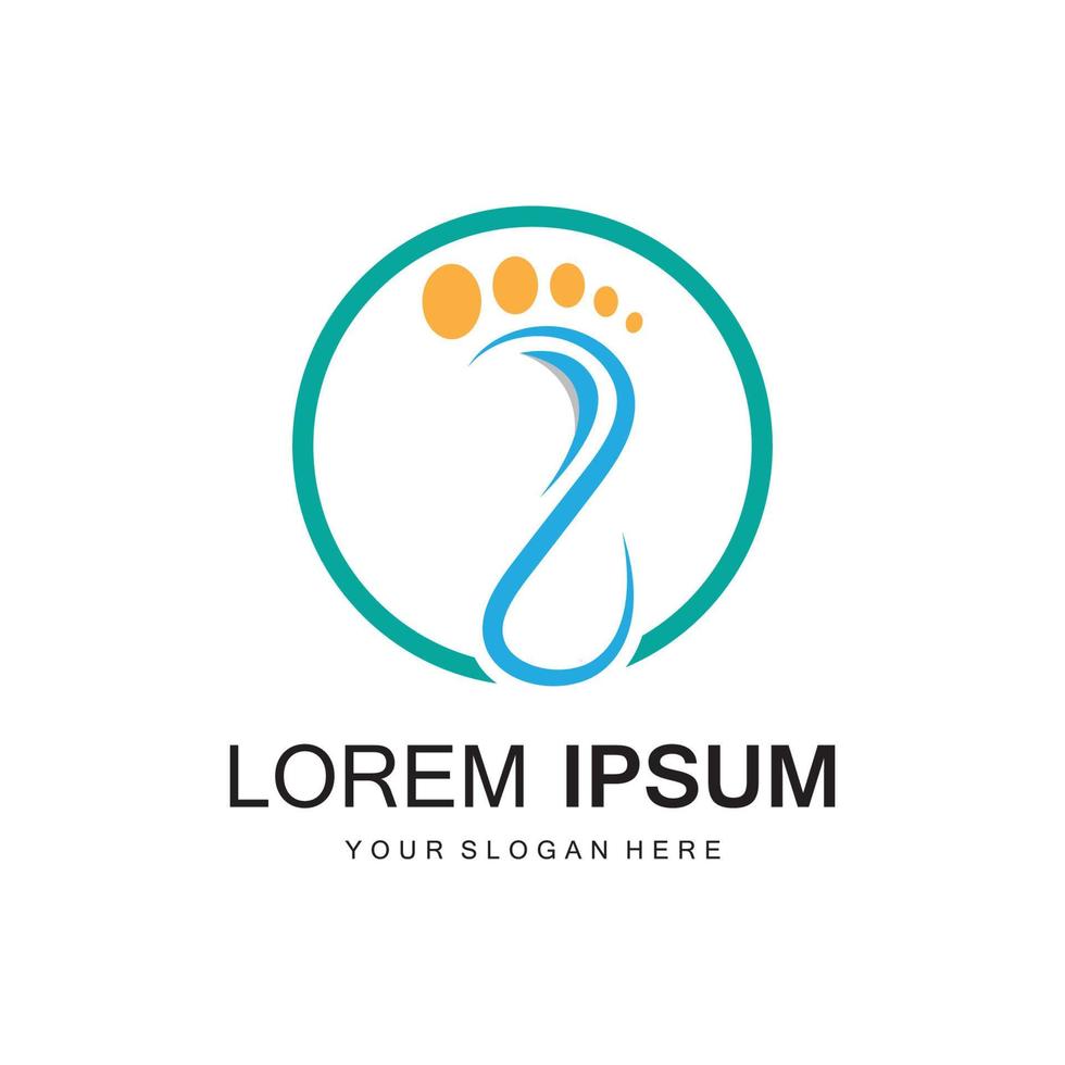 foot Logo Template vector icon