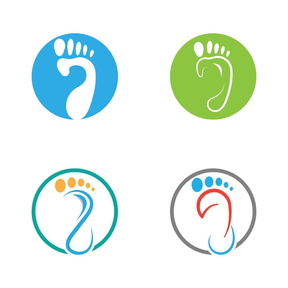 foot Logo Template vector icon